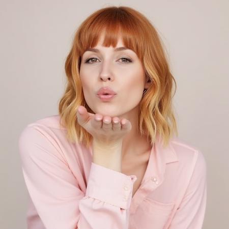 Blowing a kiss, expression for FLUX V1