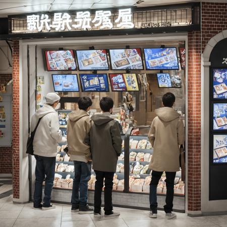 STOKYO, STSEkibenya, shop, scenery, food, convenience store, poster (object)