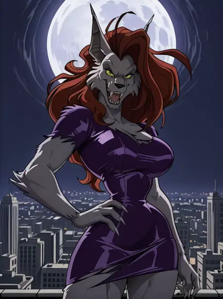 Elaine (Human and Werewolf Forms) - Cybersix - [Illustrious]