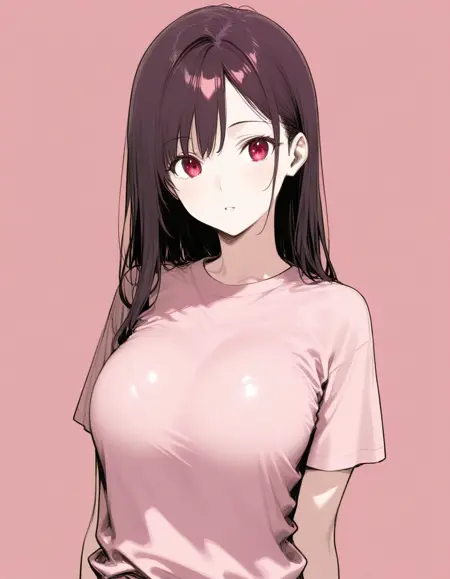 Slider: Bra visible through clothes