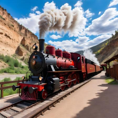 SDXL Steam Locomotive Concept SDXL Version v1.2