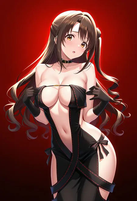 cosplay black china dress (outfit)