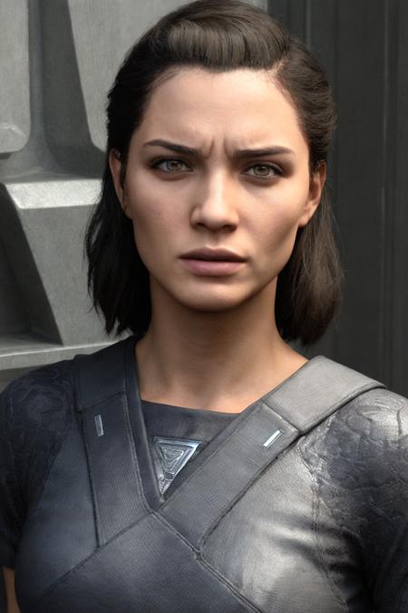 intricate detailed angry woman wearing N7 armor,  detailed cstm woman face, eyeliner makeup, pale skin, detailed body, (extremely detailed hair), (best quality), (masterpiece), ((photorealistic, real life, realistic)), high-res, detailed facial features, high detail, sharp focus, extremely detailed, (extremely detailed eyes), max detail, (roughness), vibrant colors,  intricate, highly detailed, (high resolution), Epic cinematic, detailed_background, natural lighting,<lora:weight_slider_v1:-2>,<lora:muscle_slider_v1:1>,<lora:andreja:0.6>.