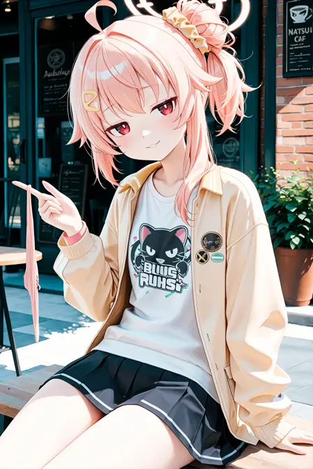 panties around one finger [指にパンツを掛ける] <ILL>