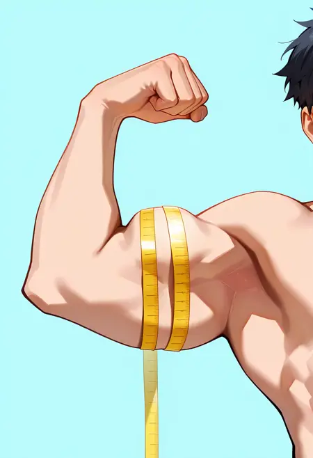 Measuring Biceps | バイセプス測定 | Illustrious