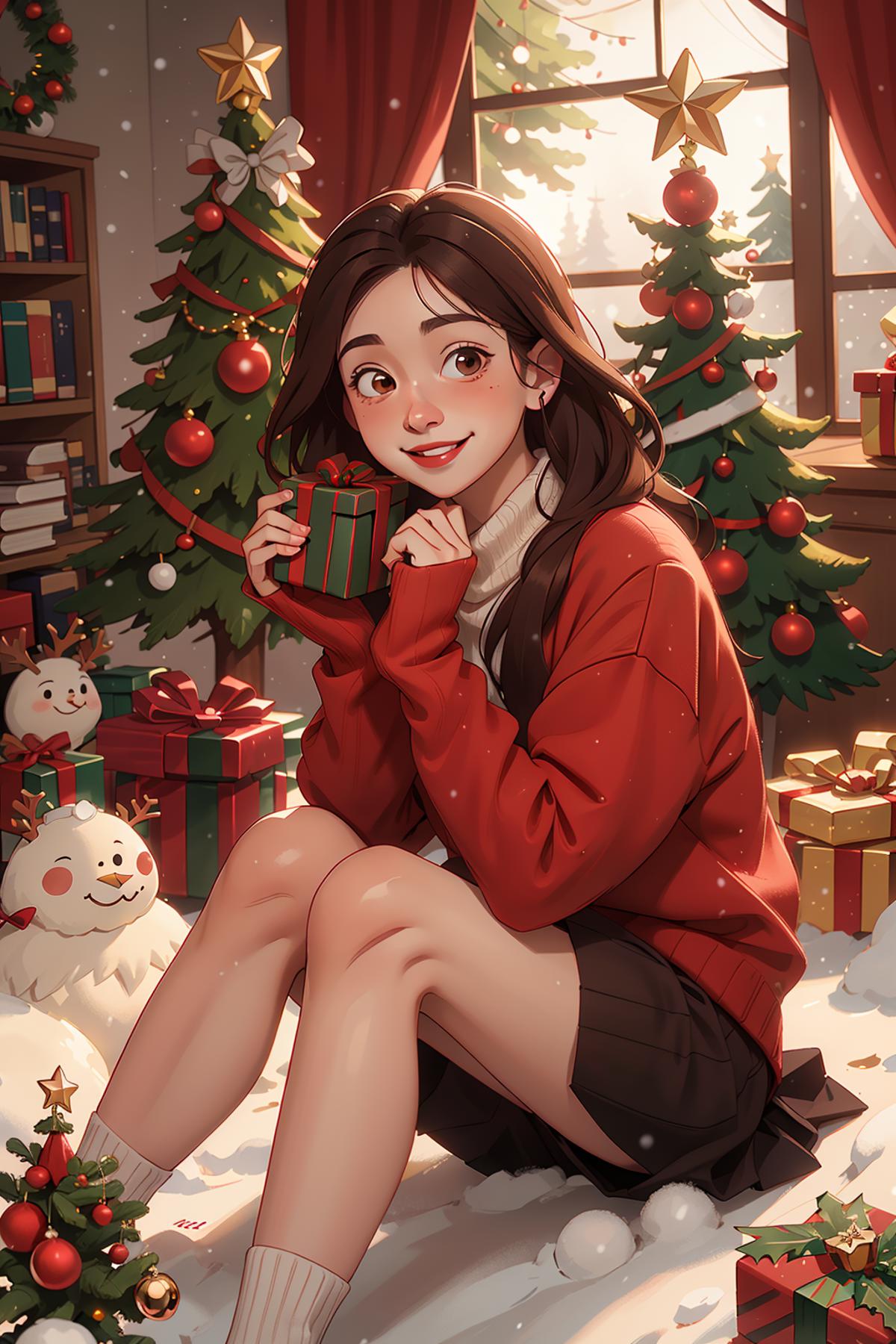 Christmas girl image by laolong_eth