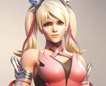 Pink Mercy | Overwatch | Pony | (LORA/DORA)