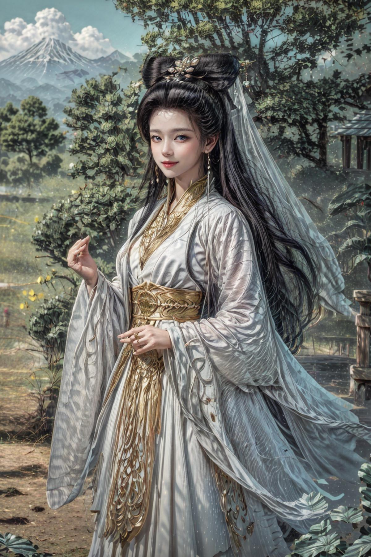 白素贞 Bai Suzhen | 白蛇传 Legend of the White Snake | 中国神话系列 Chinese mythology image by yoyochen2023