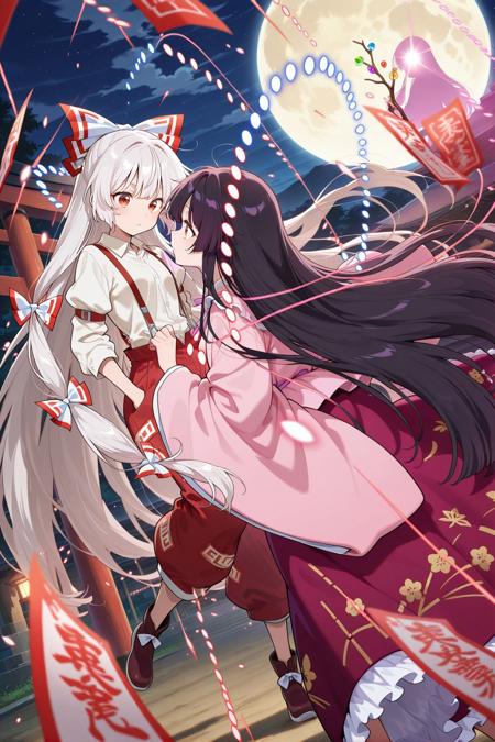 [BONUS] Imperishable Night - Kaguya, Mokou & Keine Illustrious V1