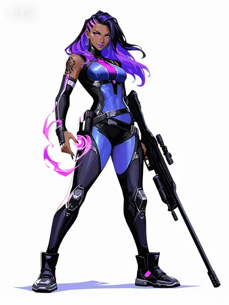 HEZI_Valoranet stylized character design xl<HEZI_瓦洛兰特风格化人物设计xl>