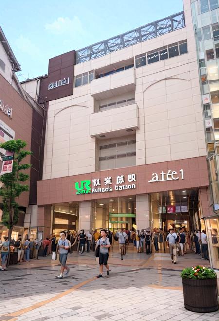 秋葉原電気街口北口 Akihabara Electric Town Exit north SDXL SDXL_V1