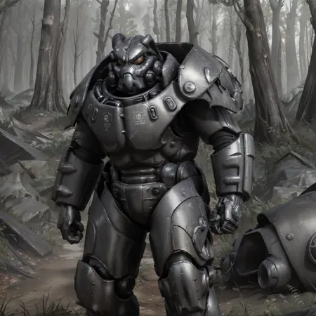 X-01 Enclave Power Armor LoRA