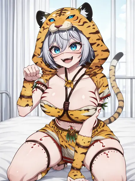 Taiga shikikan  tiger outfit
