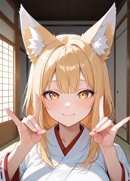 Fox hand sign | Fox hand gesture