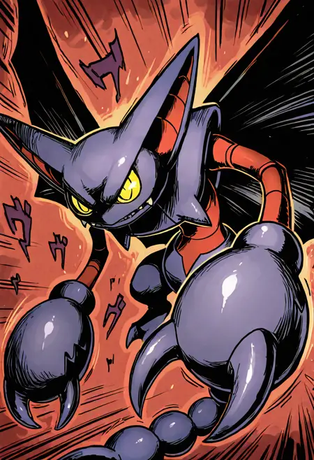Gliscor: Fang Scorpion Pokémon | グライオン (Pokedex #0472) [Illustrious]