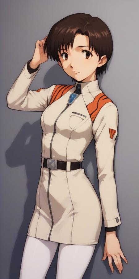 ibukimaya, very short hair, brown hair, brown eyes