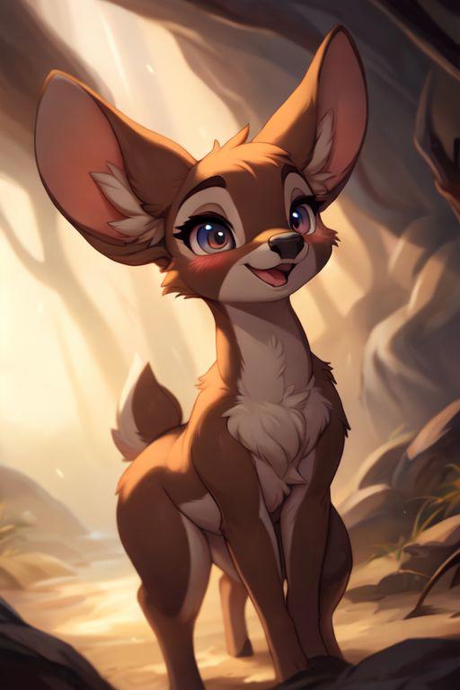 Female Cartoon Deer image by Beatrix_Violet