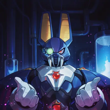 Dark Dizzy [Dark Necrobat from MMX] - (Illustrious)