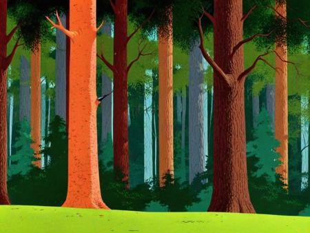 Looneytunes Background SDXL v1.0