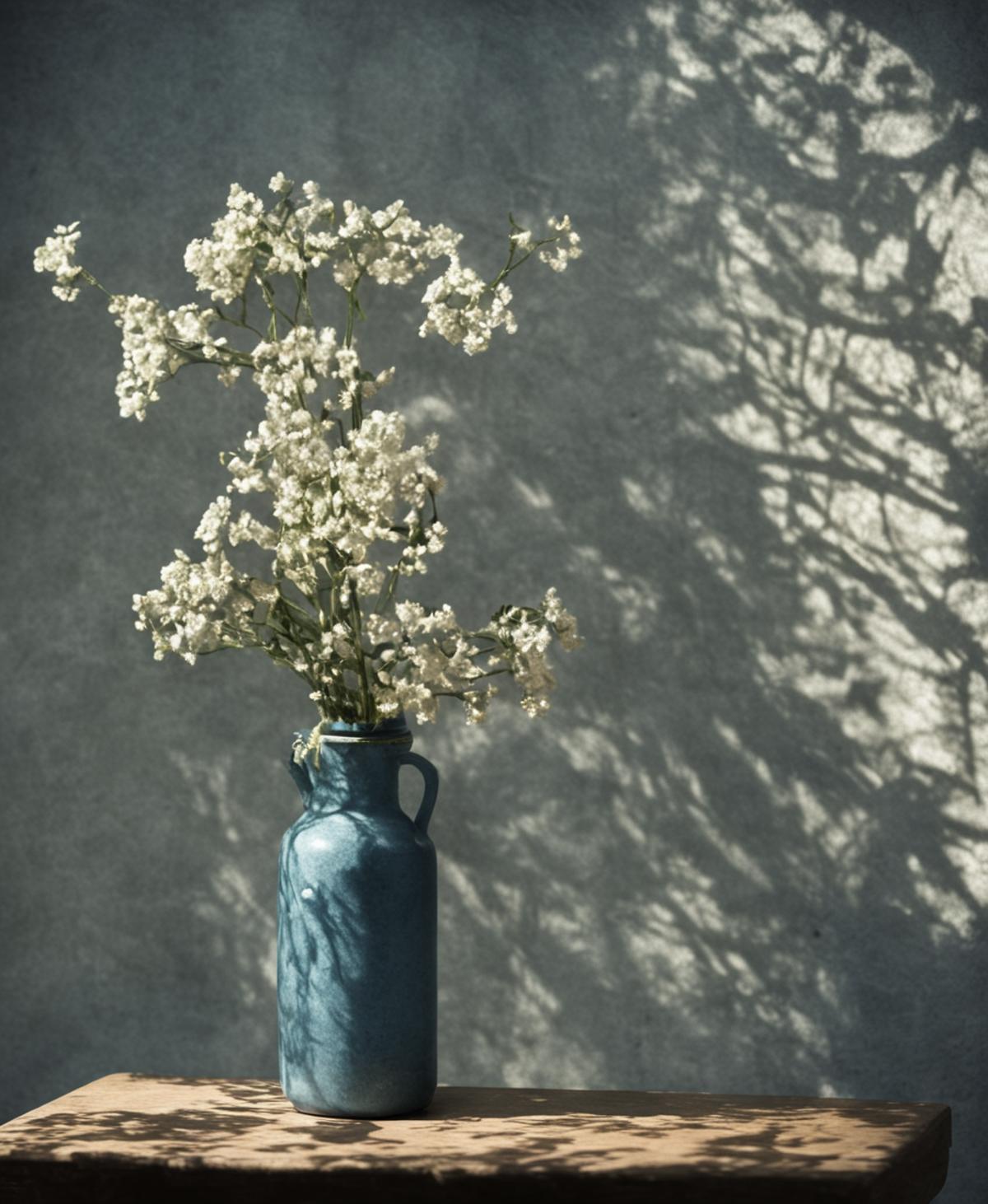 Flowers and shadow. SDXL image by Sa_May