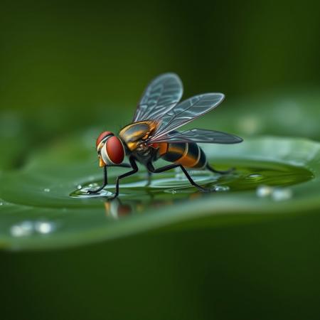fly made of water