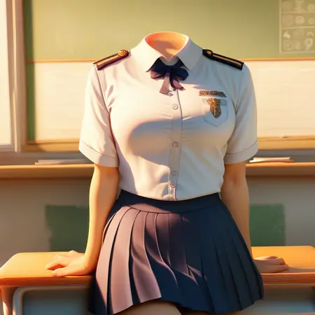 Headless smooth shoulder line