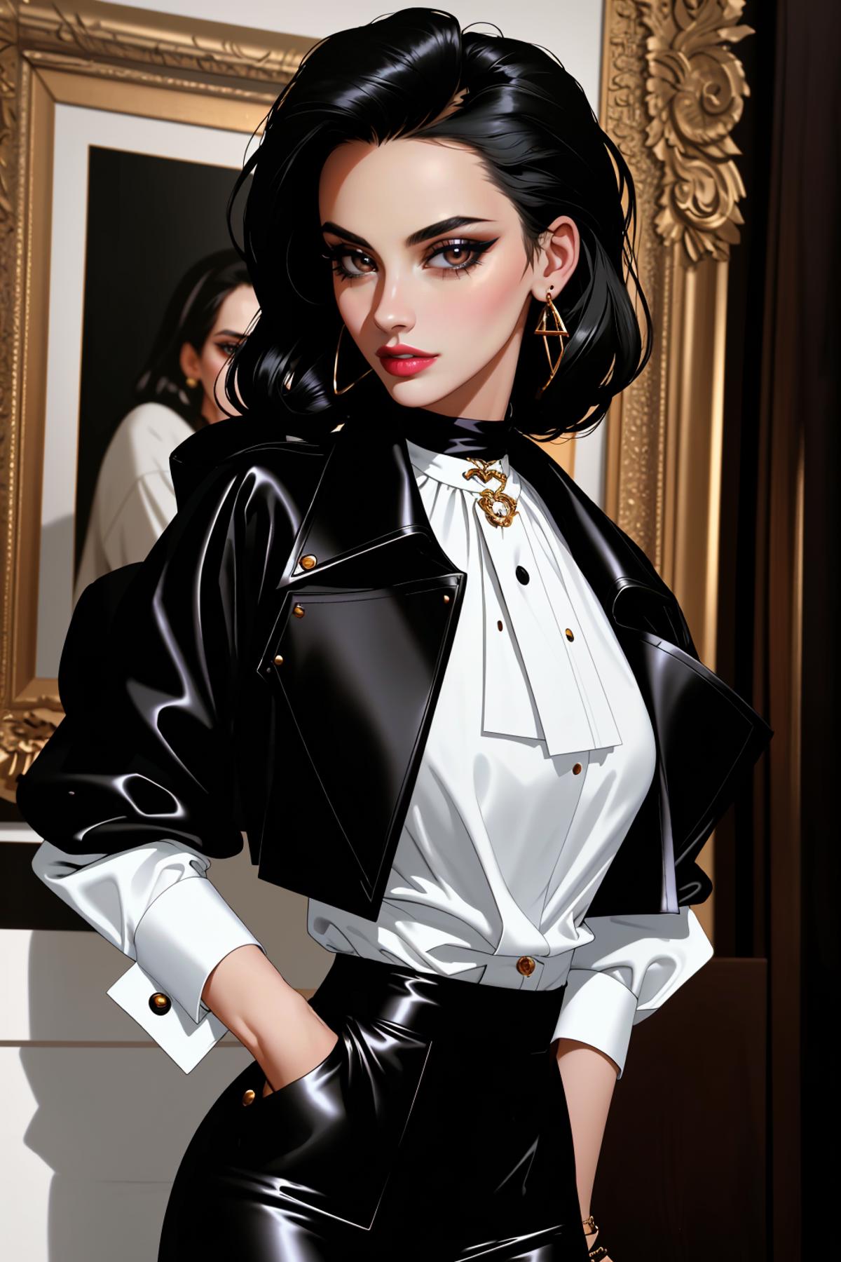 High Fashion De La F. by EDG v1.0 Stable Diffusion LoRA Civitai