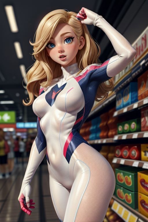 Spider Gwen (commission) | Goofy Ai image by emaz