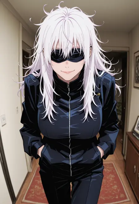 Jujutsu Kaisen Gojo satomi (Female Gojo)