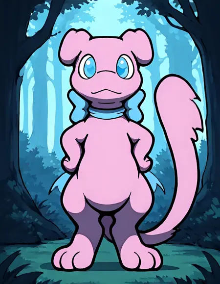 Furfrou & Mew Hybrid | Pokémon | IllustriousXL