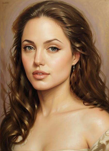 portrait painting of anjo, beautiful, oil on canvas, romanticism

 <lora:AngelinaJoliev1:0.9>