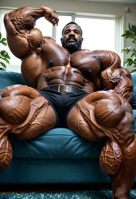 Veiny muscles