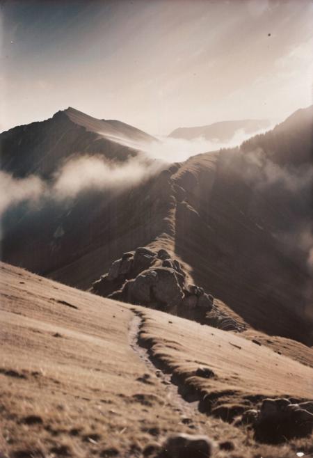 lith_argenta_PressHartPH1W,  instagram photo,a foggy mountain, hard shadows, film grain