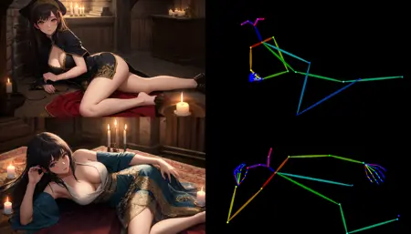 Open Pose - Lie Down Poses