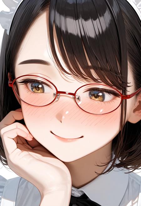oval metal frame glasses2 / illustrious Illustrious_V1