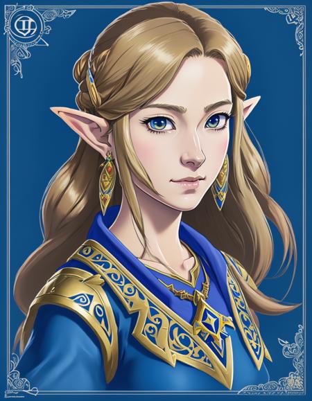 portrait of princess zelda from breath of the wild, beautiful, fantasy, artstation, trending, highly detailed, focus, smooth, by hirohiko araki and yoshitaka amano, kkw-blueprint, <lora:kkw-blueprint-v1.0a:1>, <lora:kkw-better-v1.0a:0.38>