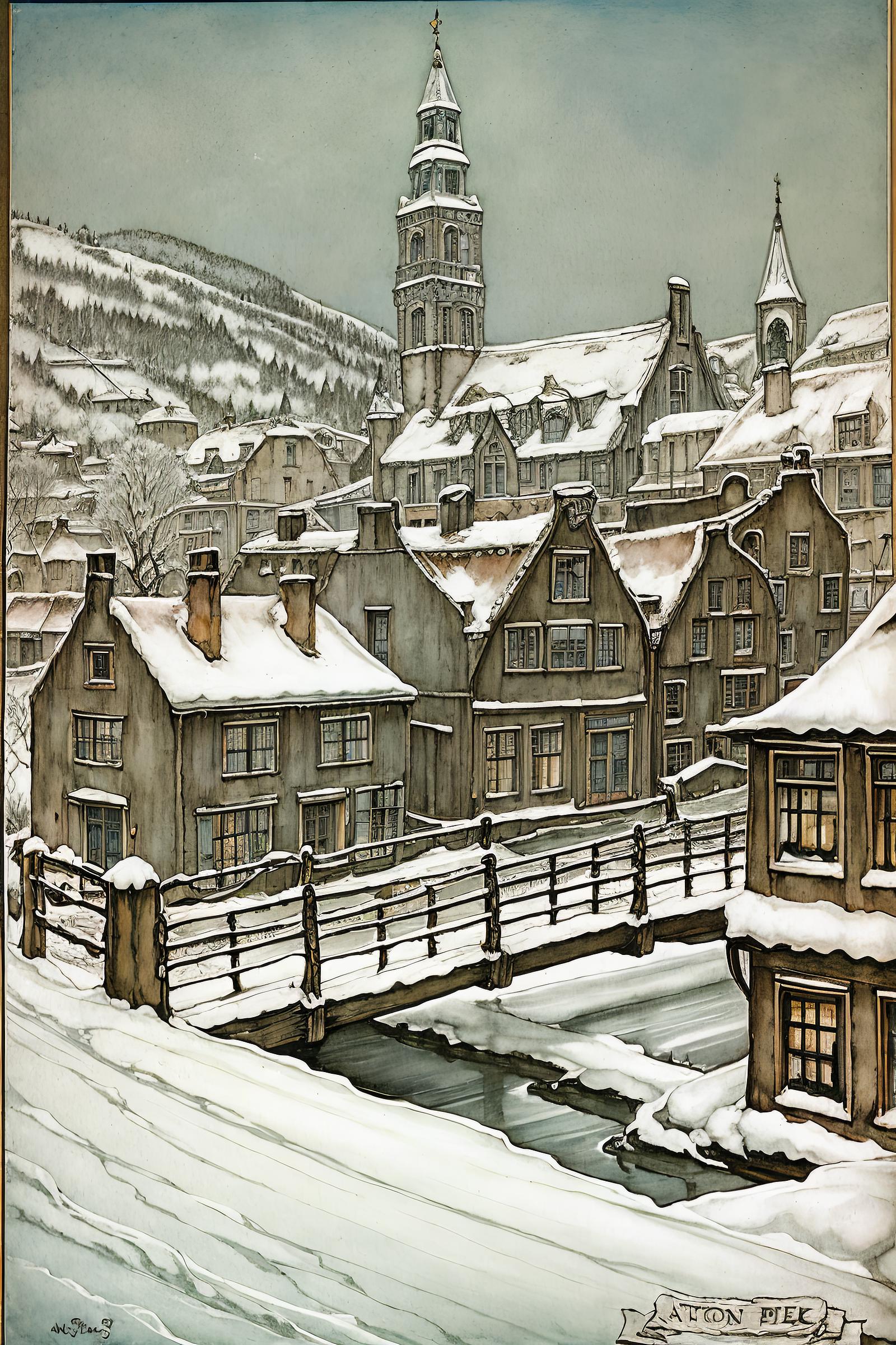 Anton Pieck Style image by Cyberdelia