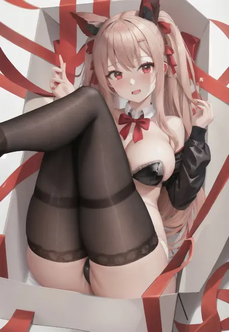 🎁美少女礼盒 | girl in gift box | 箱入り娘