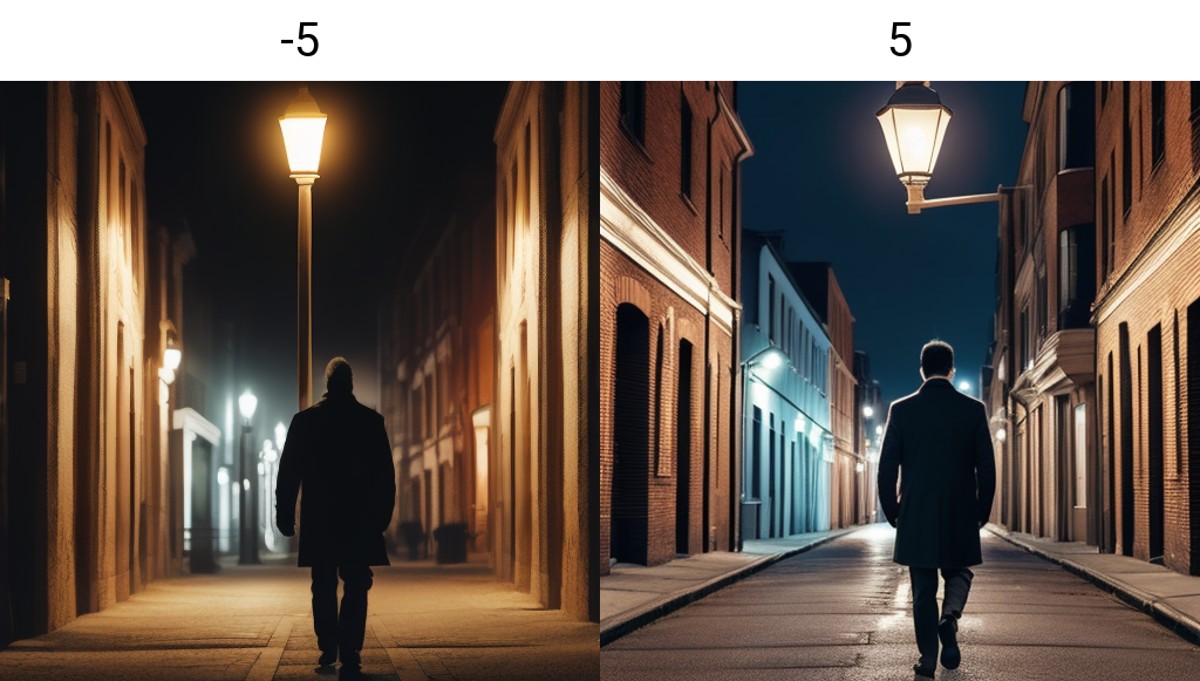 a man walking in street, streetlight<lora:backlight_slider_v10:-5>