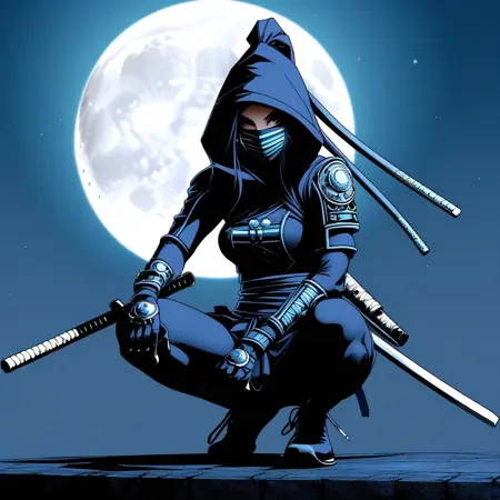 Cyber assassins by Styx (SDXL)