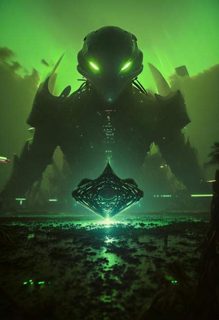 ()Hyoer Realistic:2.0)Polaroid picture an futuristic, cyber metropolitan society on Midway Atoll, Oceania. The atoll's natural landscape is seamlessly integrated with advanced, high-tech architecture. ((Towering skyscrapers and neon-lit buildings rise from the coral reefs and sandy beaches, reflecting a vibrant, cyberpunk aesthetic)). Detailed textures on the buildings, water, and vegetation. Realistic lighting with subtle shadows and reflections. High-resolution details, vibrant colors, and a sense of dynamic energy. Advanced drones and hovercrafts navigate the skies and waters, while holographic advertisements and data streams fill the air. The scene is set at dusk, with a clear blue sky transitioning to a deep, icy purple. Rule of thirds composition, emphasizing the unique blend of natural beauty and futuristic technology. HDR, UHD, cinematic lighting, and hyper-realistic details.
BREAK
()Hyoer Realistic:2.0)Polaroid picture an image of Ultra-realistic New York City under Wakandan rule: ((The towering skyscrapers now adorned with intricate African patterns and gleaming vibranium accents)). The streets are bustling with people in traditional Wakandan attire, while advanced technology seamlessly integrates into everyday life. The Statue of Liberty stands proudly, its torch replaced by a glowing heart-shaped herb symbol. ((In the distance, sleek Wakandan aircraft patrol the skies as citizens from both worlds coexist in harmony.))