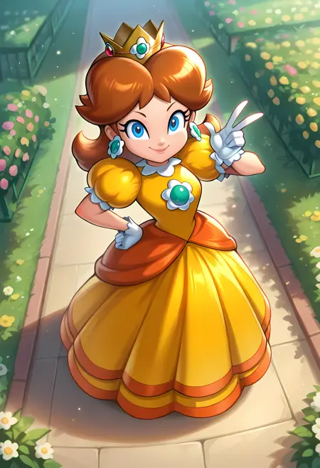 Princess Daisy - 18 Outfits - Illustrious