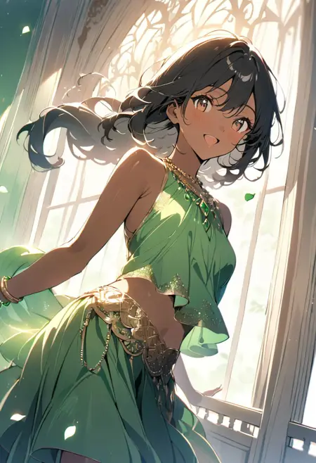 Anime Style Indian Dresses (Lehnga)