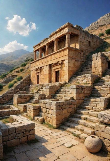 Rise of Minoan Civilization in Crete; lasted until 1100 BC, masterpiece, high definition, realistic, 4k