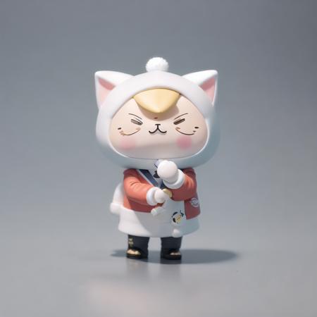 (masterpiece, best quality:1.1)Chibi,A  little cute cat   in a  dress with a  hat ,Soft light , white background, <lora:Chibi Animals:0.75>