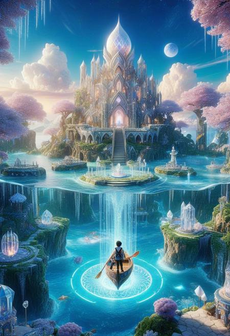 score_9, score_8_up, score_7_up,
* masterpiece, best quality, 8K, anime, **young male adventurer**, vast pearl-crystal sky-island, **floating structures**, whimsical, fantasy landscape, vibrant, wide shot.
pearlum,
aidmaimageupgrader,aidmamj6.1,