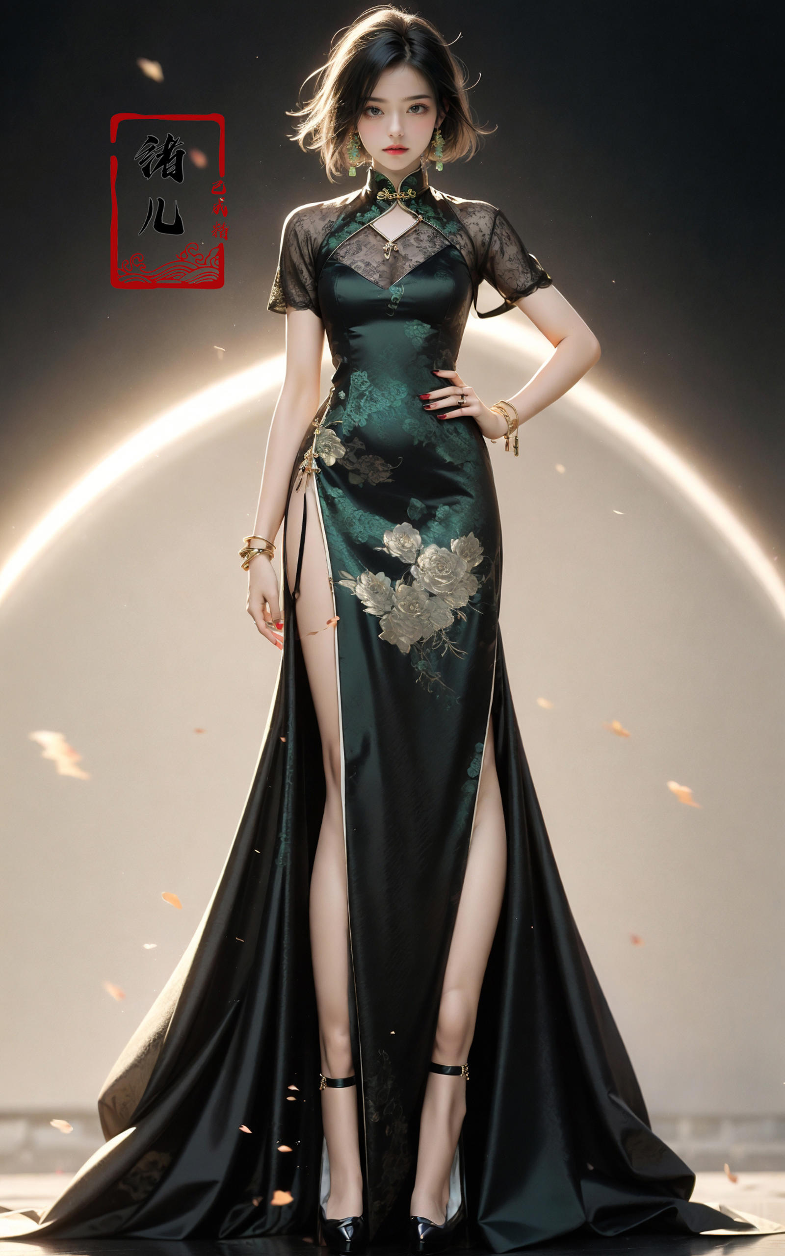 【质感增强】绪儿-设计感旗袍 Fashion cheongsam image by XRYCJ