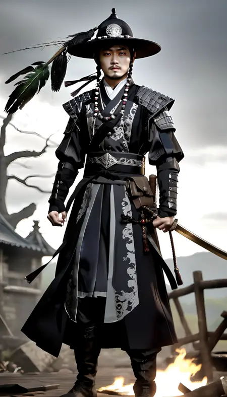 Hanbok_Cheollik_XL Korean traditional Military Officer's uniform