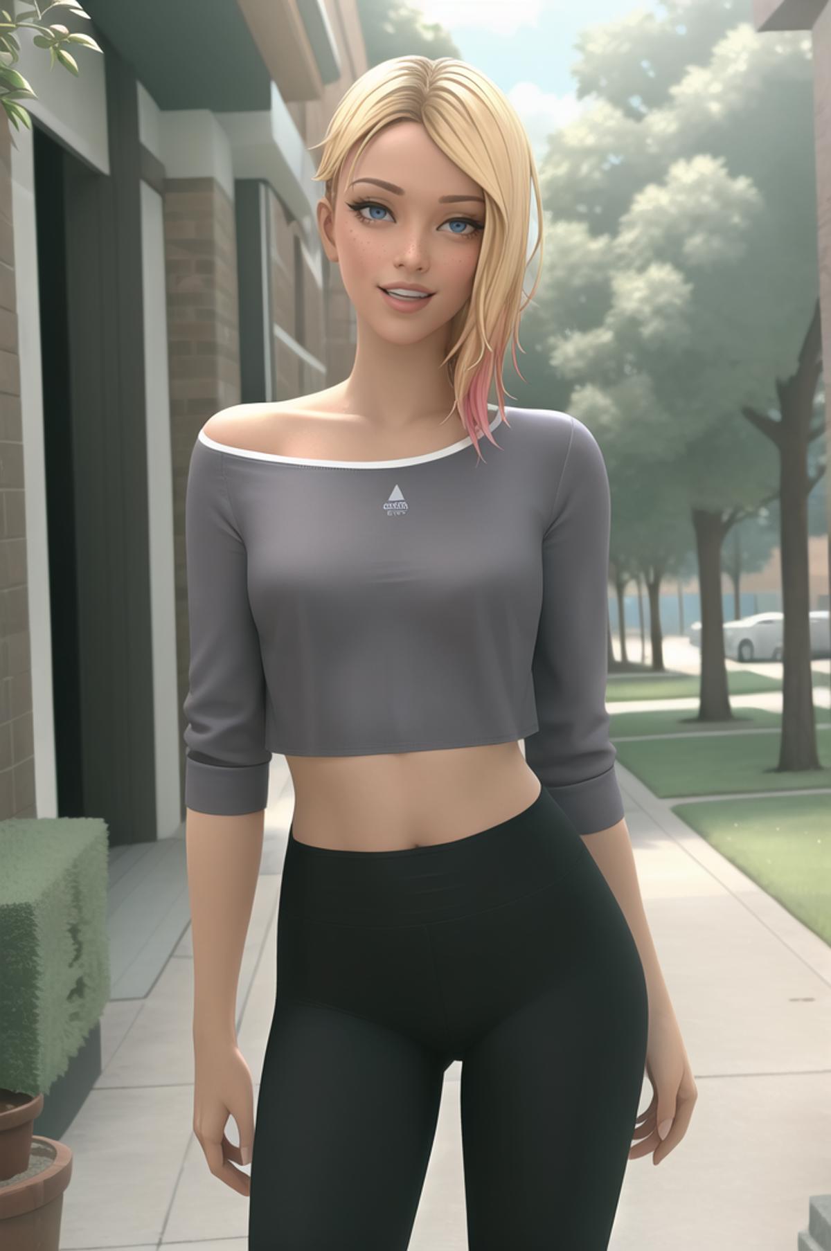 Gwen Stacy - Spider-Verse [1 Outfit] - v1.6 | Stable Diffusion LoRA |  Civitai