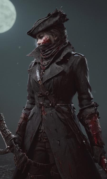 bbhunter tricorne hunter (bloodborne)